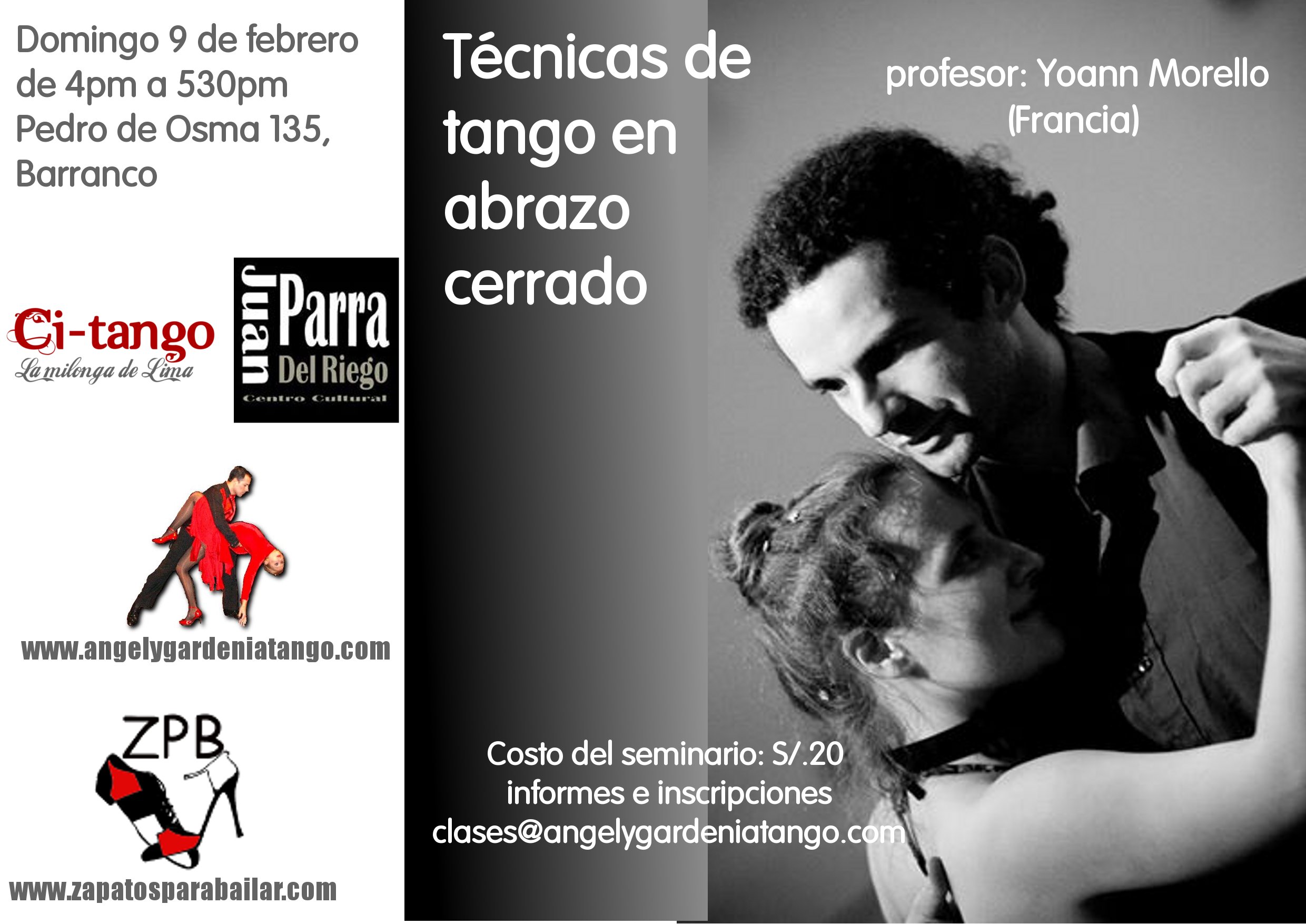 seminario tecnica de tango en abrazo cerrado