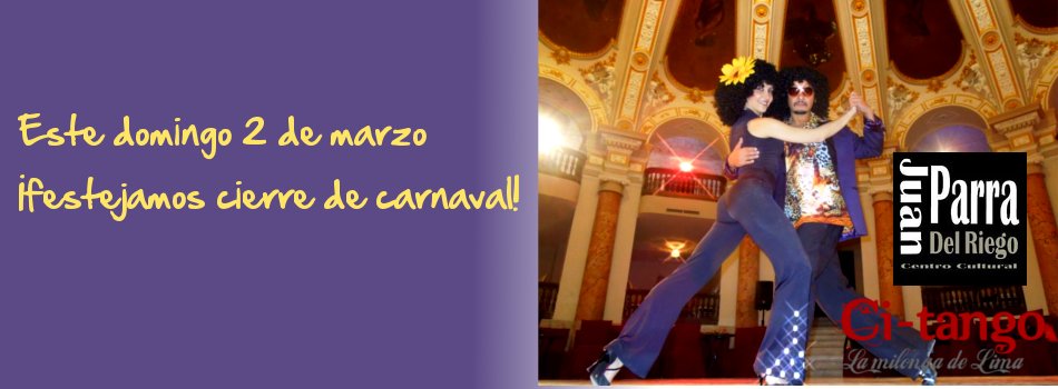 festejamos cierre de carnaval este 2 de marzo!