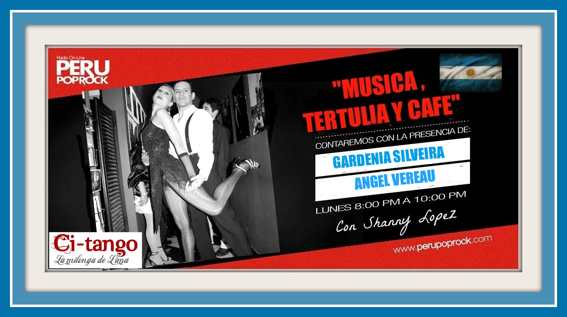 Gardenia en programa de Radio Música, tertulia y café – Noche de gala con mucho tango