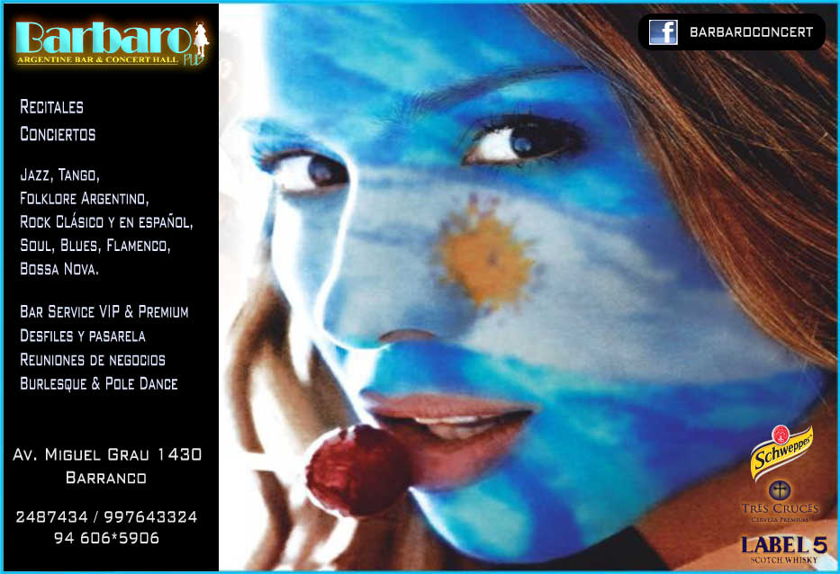 Ahora Citango en Barbaro Argentine Bar