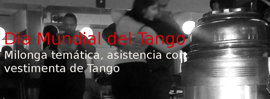 milonga temática por el día del Tango